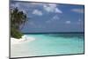 Tropical Island and Lagoon, Maldives, Indian Ocean, Asia-Sakis Papadopoulos-Mounted Photographic Print