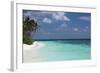 Tropical Island and Lagoon, Maldives, Indian Ocean, Asia-Sakis Papadopoulos-Framed Photographic Print