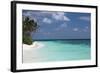 Tropical Island and Lagoon, Maldives, Indian Ocean, Asia-Sakis Papadopoulos-Framed Photographic Print