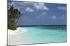 Tropical Island and Lagoon, Maldives, Indian Ocean, Asia-Sakis Papadopoulos-Mounted Photographic Print