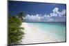 Tropical Island and Lagoon, Maldives, Indian Ocean, Asia-Sakis Papadopoulos-Mounted Photographic Print