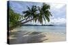 Tropical Island Beach at Matangi Island Resort, Vanua Levu, Fiji, Pacific-Louise Murray-Stretched Canvas