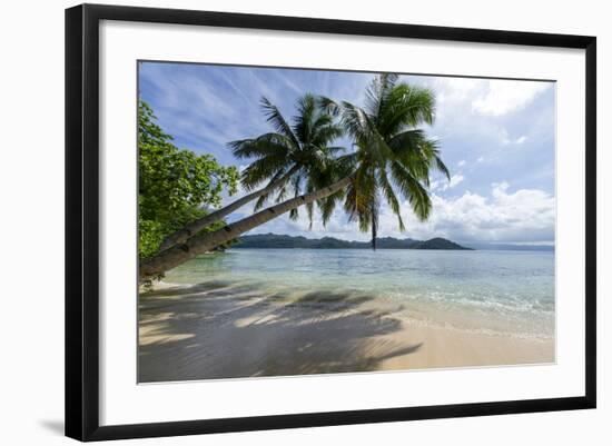 Tropical Island Beach at Matangi Island Resort, Vanua Levu, Fiji, Pacific-Louise Murray-Framed Photographic Print