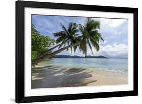 Tropical Island Beach at Matangi Island Resort, Vanua Levu, Fiji, Pacific-Louise Murray-Framed Photographic Print
