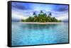 Tropical Island of Maldives-Patryk Kosmider-Framed Stretched Canvas