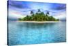 Tropical Island of Maldives-Patryk Kosmider-Stretched Canvas