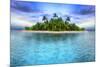 Tropical Island of Maldives-Patryk Kosmider-Mounted Photographic Print