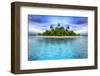 Tropical Island of Maldives-Patryk Kosmider-Framed Photographic Print