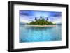 Tropical Island of Maldives-Patryk Kosmider-Framed Photographic Print