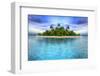 Tropical Island of Maldives-Patryk Kosmider-Framed Photographic Print