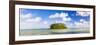 Tropical Island of Motu Taakoka Covered in Palm Trees in Muri Lagoon, Cook Islands, Pacific-Matthew Williams-Ellis-Framed Photographic Print