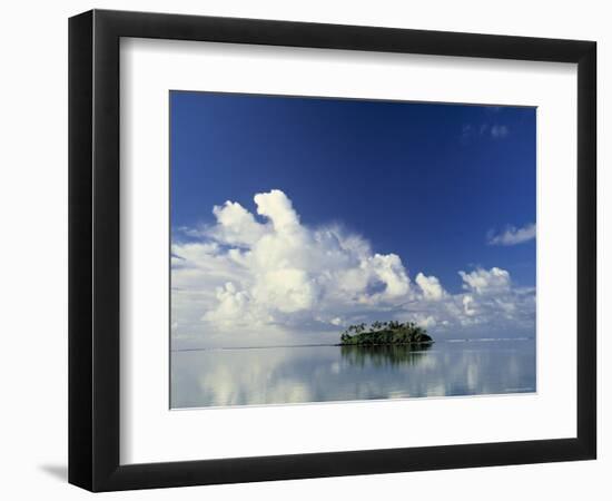 Tropical Island, Raratonga, Cook Islands-Peter Adams-Framed Photographic Print