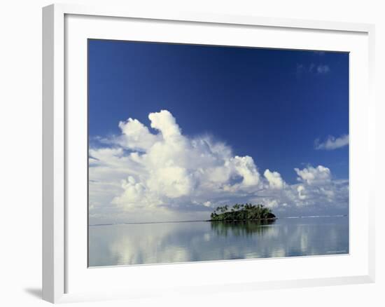 Tropical Island, Raratonga, Cook Islands-Peter Adams-Framed Photographic Print