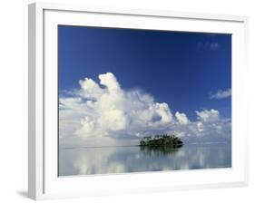 Tropical Island, Raratonga, Cook Islands-Peter Adams-Framed Photographic Print