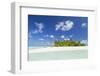 Tropical island, South Male Atoll, Kaafu Atoll, Maldives-Ian Trower-Framed Photographic Print