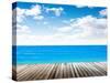 Tropical Island Summer Beach. Sky and Ocean-ixstudio-Stretched Canvas