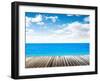 Tropical Island Summer Beach. Sky and Ocean-ixstudio-Framed Photographic Print