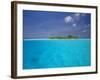 Tropical Island Surrounded by Lagoon, Maldives, Indian Ocean-Papadopoulos Sakis-Framed Photographic Print