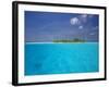 Tropical Island Surrounded by Lagoon, Maldives, Indian Ocean-Papadopoulos Sakis-Framed Photographic Print