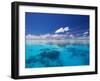 Tropical Island Surrounded by Lagoon, Maldives, Indian Ocean-Papadopoulos Sakis-Framed Photographic Print