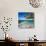 Tropical Island under and Above Water-Blueorangestudio-Stretched Canvas displayed on a wall