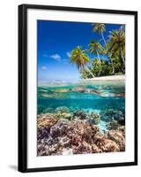 Tropical Island-Blueorangestudio-Framed Photographic Print