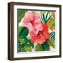 Tropical Jewels I v2 Pink Crop-Silvia Vassileva-Framed Art Print