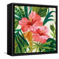 Tropical Jewels II v2 Pink Crop-Silvia Vassileva-Framed Stretched Canvas