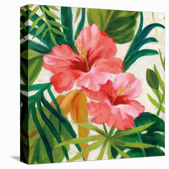 Tropical Jewels II v2 Pink Crop-Silvia Vassileva-Stretched Canvas