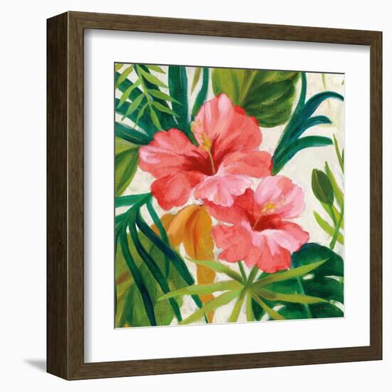Tropical Jewels II v2 Pink Crop-Silvia Vassileva-Framed Art Print