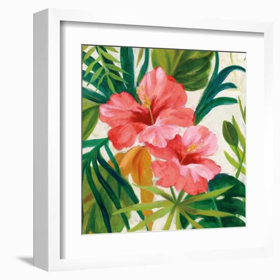 Tropical Jewels II v2 Pink Crop-Silvia Vassileva-Framed Art Print