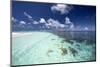 Tropical Lagoon and Coral Reef, Baa Atoll, Maldives, Indian Ocean, Asia-Sakis Papadopoulos-Mounted Photographic Print