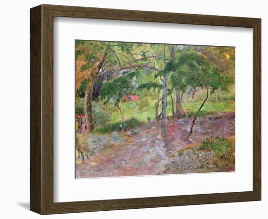 Tropical Landscape, Martinique, 1887-Paul Gauguin-Framed Giclee Print