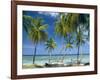 Tropical Landscape of Palm Trees at Pigeon Point on the Island of Tobago, Caribbean-John Miller-Framed Photographic Print