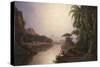 Tropical Landscape-Norton Bush-Stretched Canvas