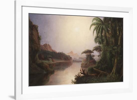 Tropical Landscape-Norton Bush-Framed Giclee Print