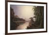 Tropical Landscape-Norton Bush-Framed Giclee Print