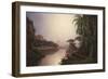 Tropical Landscape-Norton Bush-Framed Giclee Print