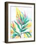 Tropical Leaf Fresco II-June Vess-Framed Art Print