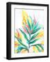 Tropical Leaf Fresco II-June Vess-Framed Art Print
