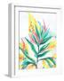 Tropical Leaf Fresco II-June Vess-Framed Art Print