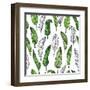 Tropical Leaf Illustration-Mirifada-Framed Art Print