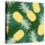 Tropical Leaf Pineapple-lilalove-Stretched Canvas