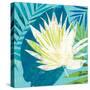 Tropical Leaf Silhouette 1-Bella Dos Santos-Stretched Canvas