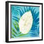 Tropical Leaf Silhouette 2-Bella Dos Santos-Framed Art Print