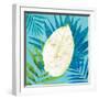 Tropical Leaf Silhouette 2-Bella Dos Santos-Framed Art Print