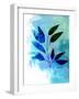 Tropical Leaf Watercolor II-Jasmine Woods-Framed Art Print