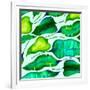 Tropical leaves, 2018-Andrew Watson-Framed Giclee Print