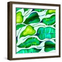 Tropical leaves, 2018-Andrew Watson-Framed Giclee Print