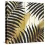 Tropical Leaves Golden 2-Kimberly Allen-Stretched Canvas